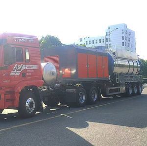 重型半挂式吸污车价格，30立方米真空吸污车，厂家直销高品质吸污车