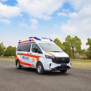 福特汽油版全顺监护型救护车 医院ICU急救救护车