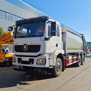 陕汽24立方米压缩式垃圾车——适用于市政垃圾清运的6×4/6×6驱动配置