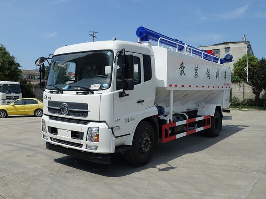 东风大容量多利卡8&times;4型16立方米散装饲料运输车
