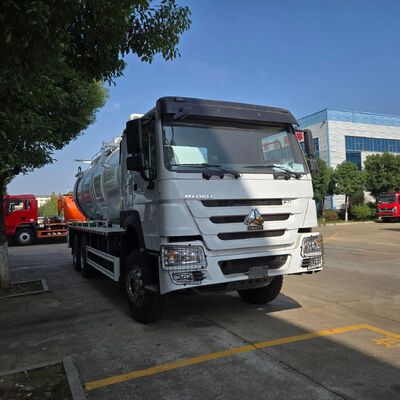 低价促销豪沃18立方米污水吸污车 6&times;4真空吸污车价格 中国吸污车厂家
