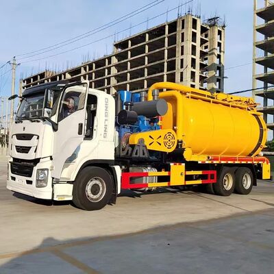 五十铃Gagi 18000升真空吸污车，6&times;4驱动，380马力，欧VI排放标准