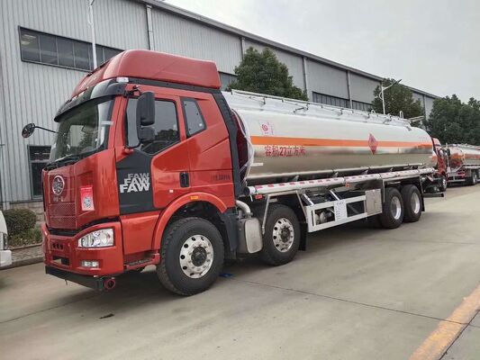 一汽解放8&times;4型23-30立方米燃油运输车（柴油罐车）配送车