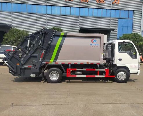 出口用五十铃4&times;2压缩式垃圾车