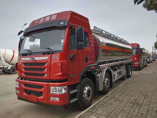 一汽解放8&times;4型23-30立方米燃油运输车（柴油罐车）配送车