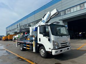 五十铃4×2型高空作业车 23米液压下折式高空作业车 伸缩折叠臂液压升降车 液压式高空作业车 工厂直销价格
