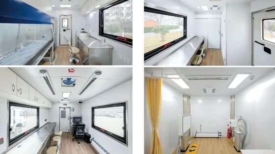 移动式急救车病房型移动诊所救护车，现货供应