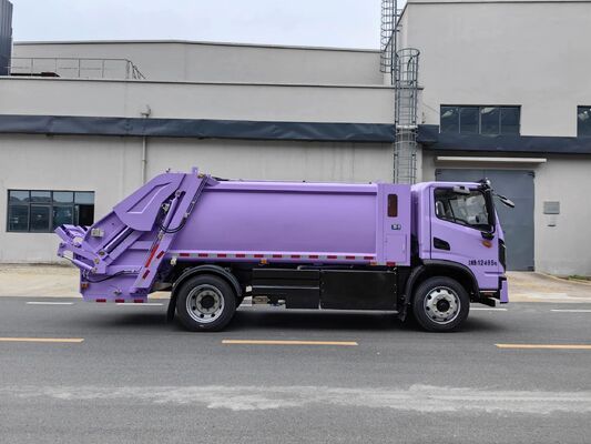 8立方米纯电动新能源后装桶式压缩垃圾车