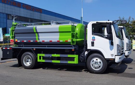 五十铃4&times;2型6000升真空吸污车，适用于化粪池、污水管道等清洁作业，真空吸污车，工厂直销