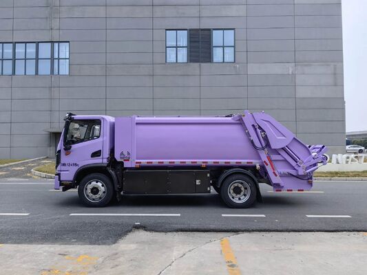 8立方米纯电动新能源后装桶式压缩垃圾车