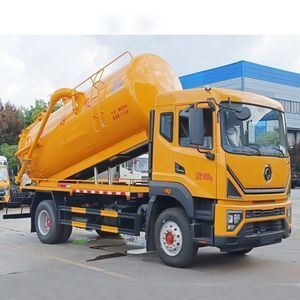 全球直销东风牌12立方米污水吸排车/化粪池清理车/多功能真空吸污车
