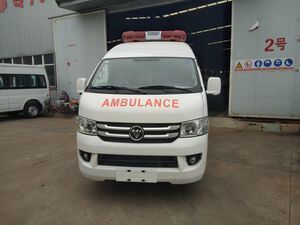 中国品牌福田四驱4X2型新型救护车，紧急医疗服务用车
