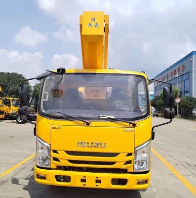 五十铃33米高空作业平台液压伸缩升降车 全自动高空升降车