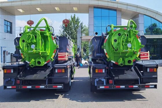 五十铃4&times;2型6000升真空吸污车，适用于化粪池、污水管道等清洁作业，真空吸污车，工厂直销