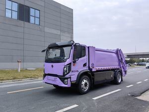 8立方米纯电动新能源后装桶式压缩垃圾车