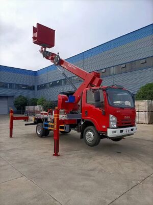五十铃24米液压高空作业车，高空作业升降车，伸缩折叠臂液压升降车，厂家直销价格