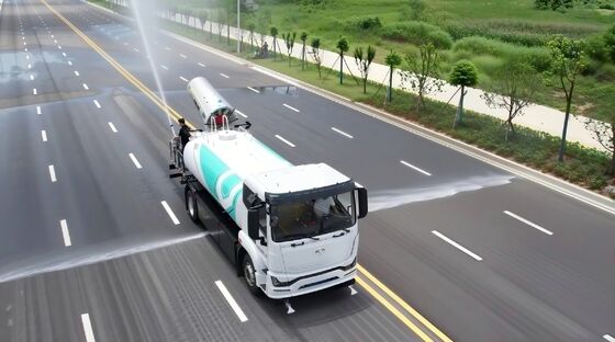 环保型纯电动抑尘喷洒车，现货供应