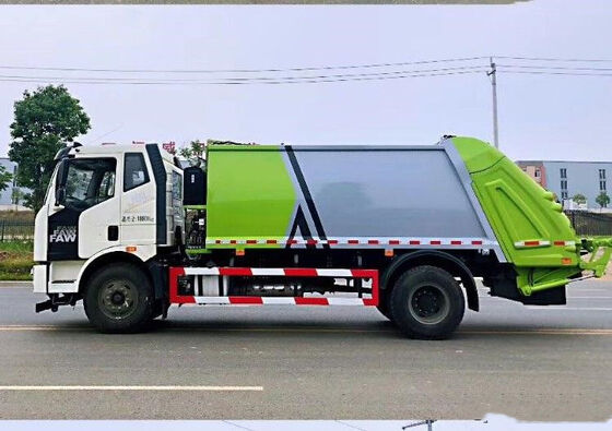 重型中国解放牌6-18立方米垃圾收集车